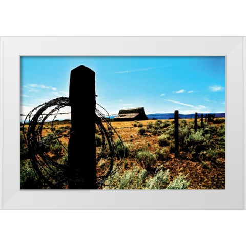 Mountain Summer II White Modern Wood Framed Art Print by Berzel, Erin