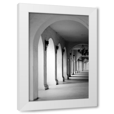 El Prado I White Modern Wood Framed Art Print by Berzel, Erin