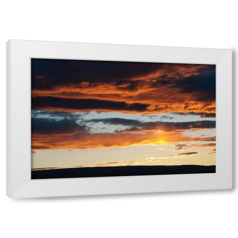 Washington Gorge II White Modern Wood Framed Art Print by Berzel, Erin