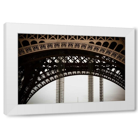 Eiffel Tower Arc II White Modern Wood Framed Art Print by Berzel, Erin