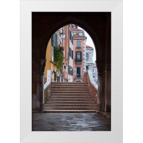 Venice Arches II White Modern Wood Framed Art Print by Crane, Rita
