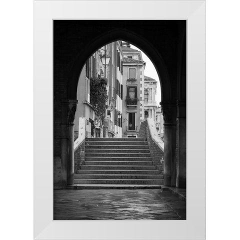 Venice Arches IV White Modern Wood Framed Art Print by Crane, Rita