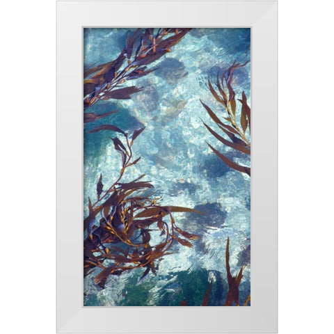 Mermaid Tresses IV White Modern Wood Framed Art Print by Crane, Rita