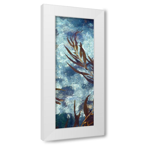 Mermaid Tresses V White Modern Wood Framed Art Print by Crane, Rita