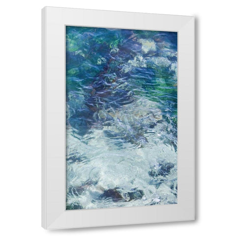 Tide Pool II White Modern Wood Framed Art Print by Crane, Rita