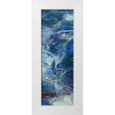 Tide Pool III White Modern Wood Framed Art Print by Crane, Rita