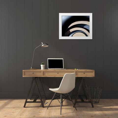 Architectural Abstract II White Modern Wood Framed Art Print by Christensen, Jim