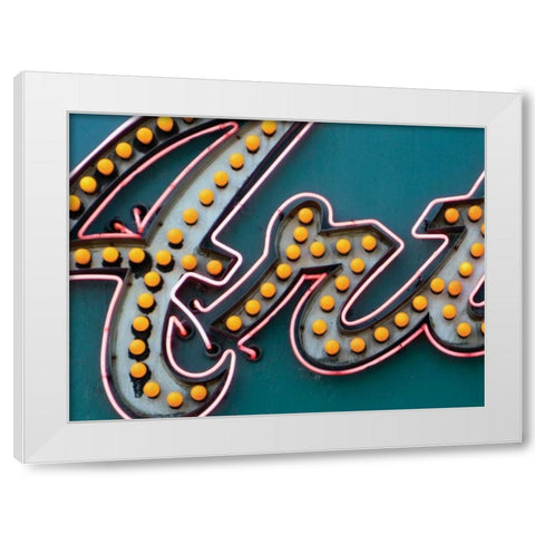 Art White Modern Wood Framed Art Print by Christensen, Jim