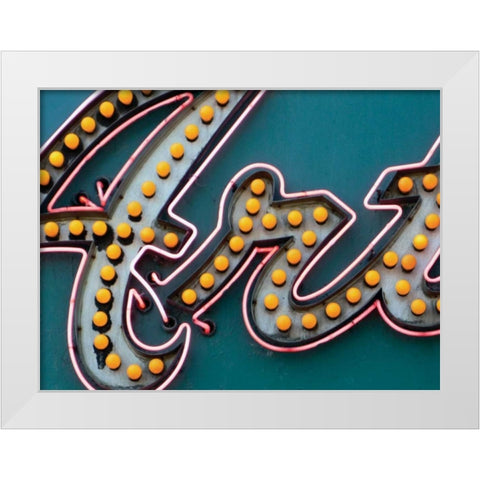 Art White Modern Wood Framed Art Print by Christensen, Jim