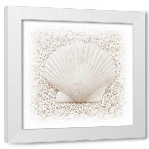 In the Sand II White Modern Wood Framed Art Print by Christensen, Jim