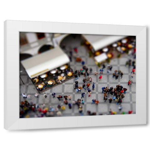 Toy Illusions II White Modern Wood Framed Art Print by Christensen, Jim