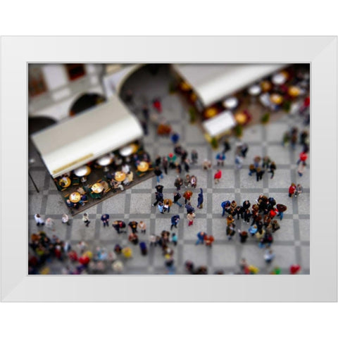 Toy Illusions II White Modern Wood Framed Art Print by Christensen, Jim
