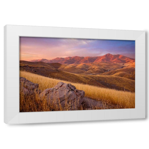 Summer Autumn White Modern Wood Framed Art Print by Geistweite, Mark