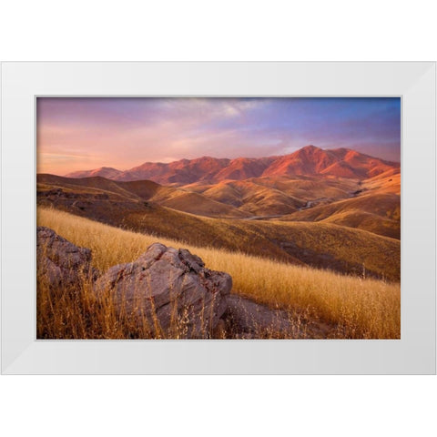 Summer Autumn White Modern Wood Framed Art Print by Geistweite, Mark