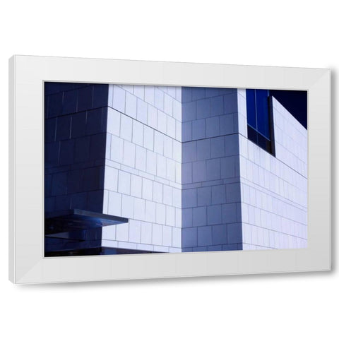 Shadows and Walls I White Modern Wood Framed Art Print by Hausenflock, Alan