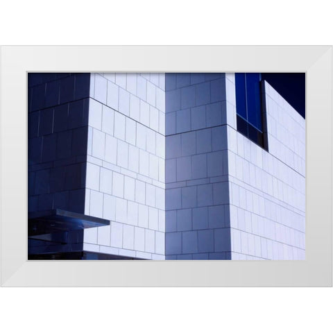 Shadows and Walls I White Modern Wood Framed Art Print by Hausenflock, Alan