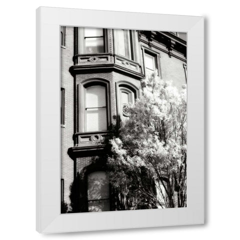 Main Street Elegance II White Modern Wood Framed Art Print by Hausenflock, Alan