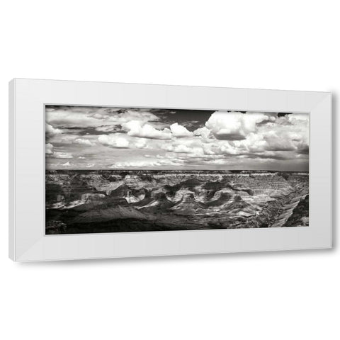 The Canyon Wall I White Modern Wood Framed Art Print by Hausenflock, Alan