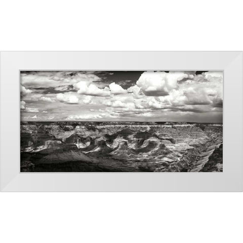 The Canyon Wall I White Modern Wood Framed Art Print by Hausenflock, Alan
