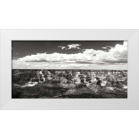The Canyon Wall II White Modern Wood Framed Art Print by Hausenflock, Alan