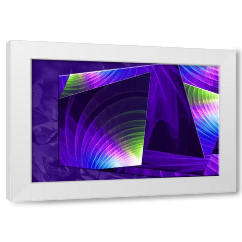 Colorful Planes II White Modern Wood Framed Art Print by Hausenflock, Alan