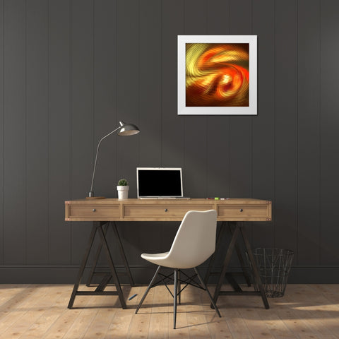 Mix It Up II White Modern Wood Framed Art Print by Hausenflock, Alan