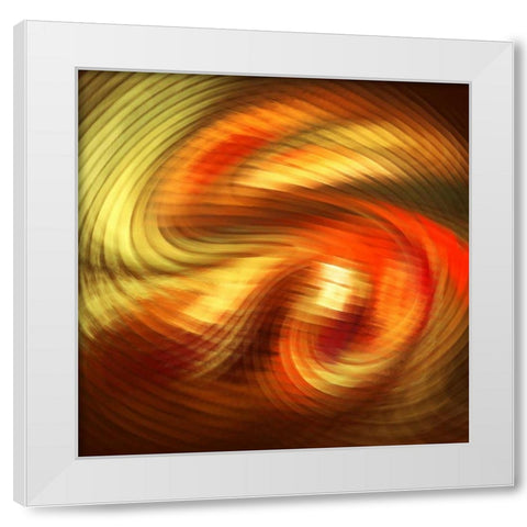 Mix It Up II White Modern Wood Framed Art Print by Hausenflock, Alan
