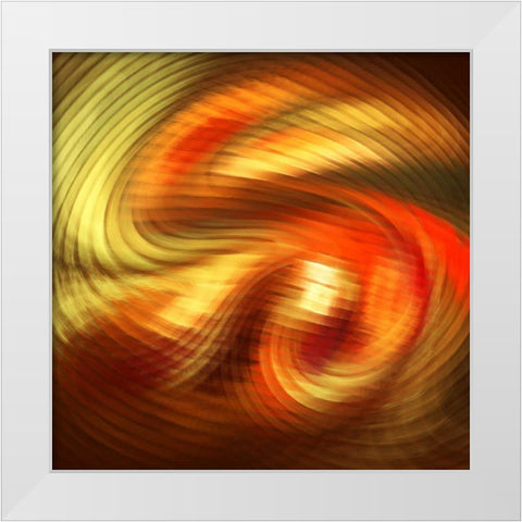Mix It Up II White Modern Wood Framed Art Print by Hausenflock, Alan