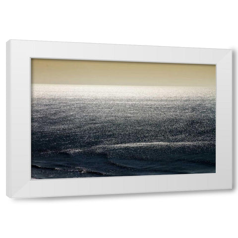 Deep Blue Sea II White Modern Wood Framed Art Print by Hausenflock, Alan