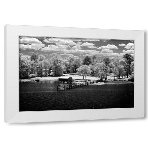 Spring on the Mattaponi I White Modern Wood Framed Art Print by Hausenflock, Alan