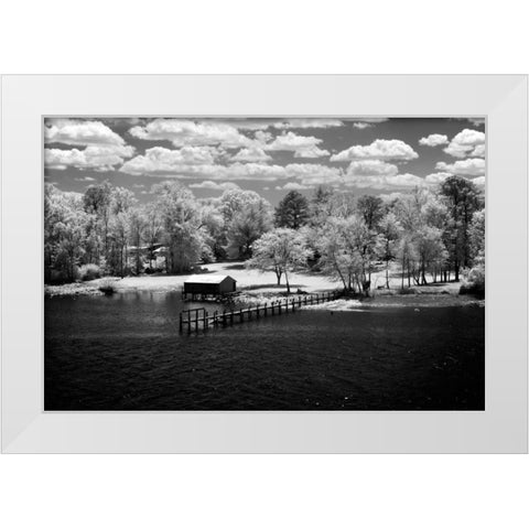 Spring on the Mattaponi I White Modern Wood Framed Art Print by Hausenflock, Alan