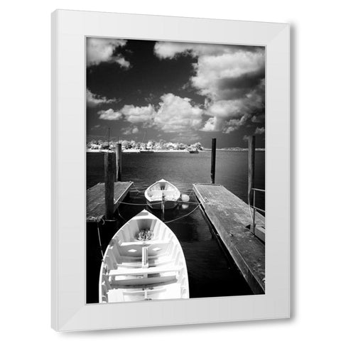 Summer on Taylors Creek II White Modern Wood Framed Art Print by Hausenflock, Alan