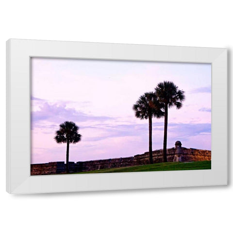 Castillo II White Modern Wood Framed Art Print by Hausenflock, Alan