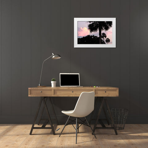 Days End II White Modern Wood Framed Art Print by Hausenflock, Alan