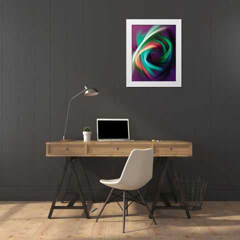Birds Nest White Modern Wood Framed Art Print by Hausenflock, Alan