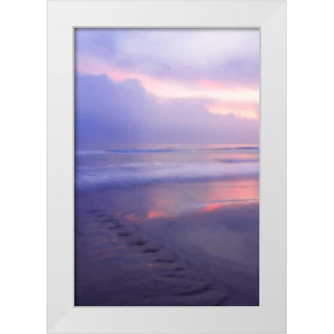Wrightsville Sunrise II White Modern Wood Framed Art Print by Hausenflock, Alan