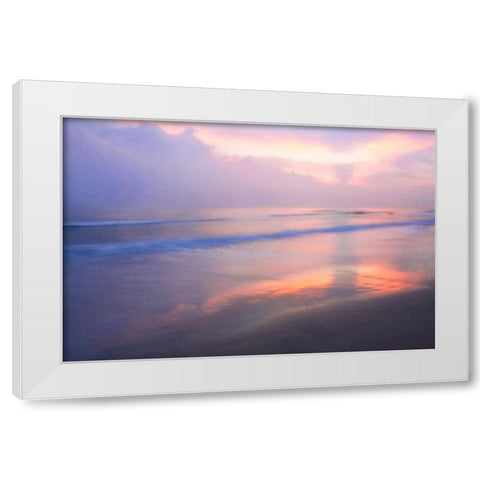 Wrightsville Sunrise IV White Modern Wood Framed Art Print by Hausenflock, Alan
