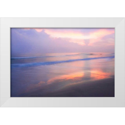 Wrightsville Sunrise IV White Modern Wood Framed Art Print by Hausenflock, Alan