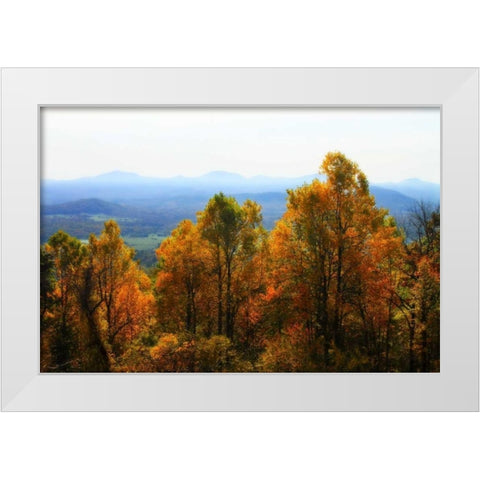 Shenandoah Valley I White Modern Wood Framed Art Print by Hausenflock, Alan