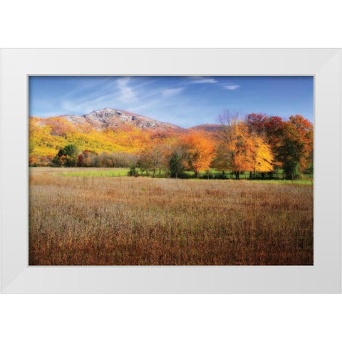Old Rag Mountain II White Modern Wood Framed Art Print by Hausenflock, Alan
