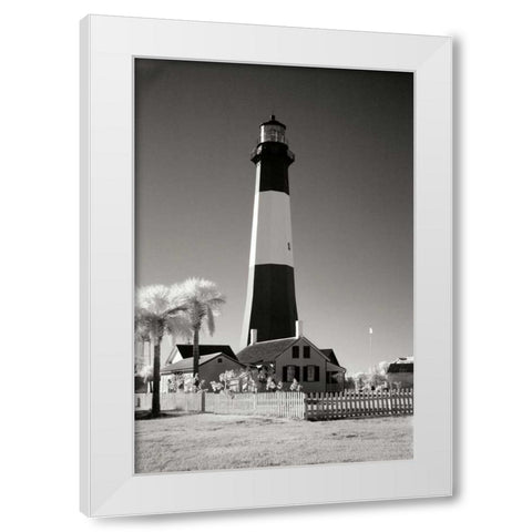 Tybee Island Lighthouse White Modern Wood Framed Art Print by Johnson, George