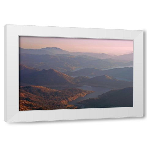 Kern Valley IV White Modern Wood Framed Art Print by Kidd, Brian