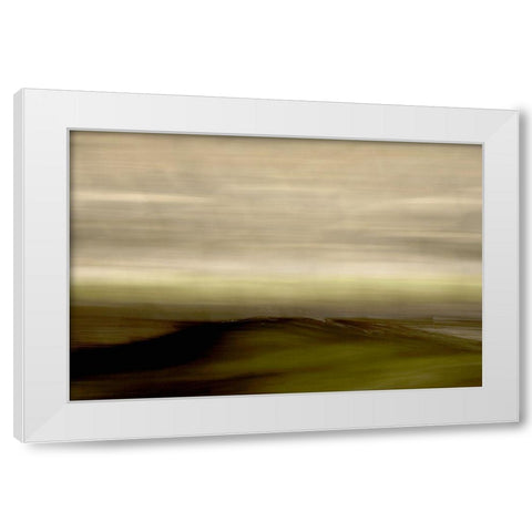 Streaked Horizon Recolored White Modern Wood Framed Art Print by Millet, Karyn