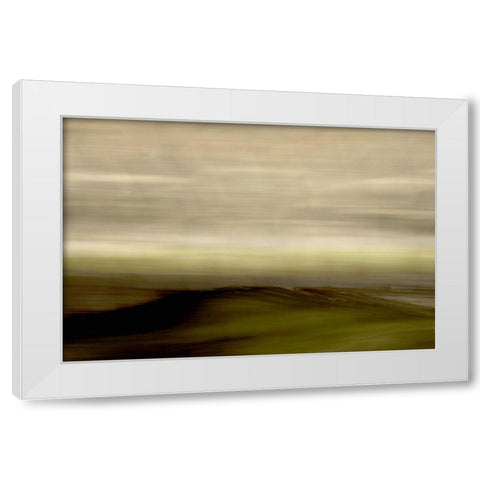 Streaked Horizon I White Modern Wood Framed Art Print by Millet, Karyn