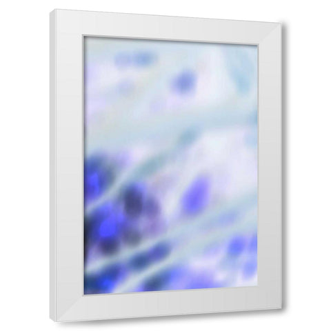 Color Drops I White Modern Wood Framed Art Print by Millet, Karyn