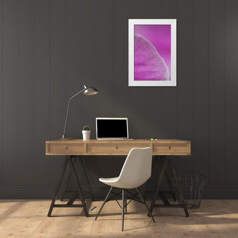 Purple I White Modern Wood Framed Art Print by Millet, Karyn