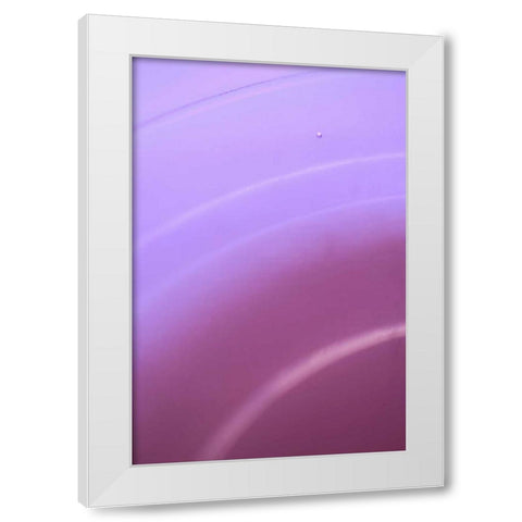 Purple II White Modern Wood Framed Art Print by Millet, Karyn