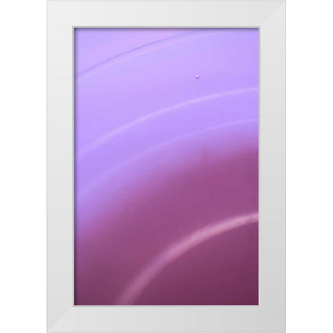 Purple II White Modern Wood Framed Art Print by Millet, Karyn