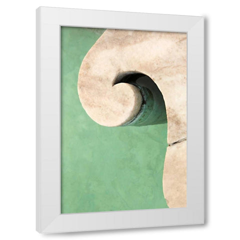 Stonework Detail IV White Modern Wood Framed Art Print by Millet, Karyn