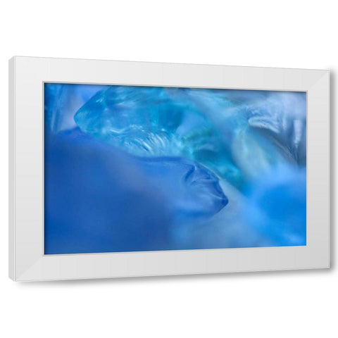 Sea Glass V White Modern Wood Framed Art Print by Millet, Karyn